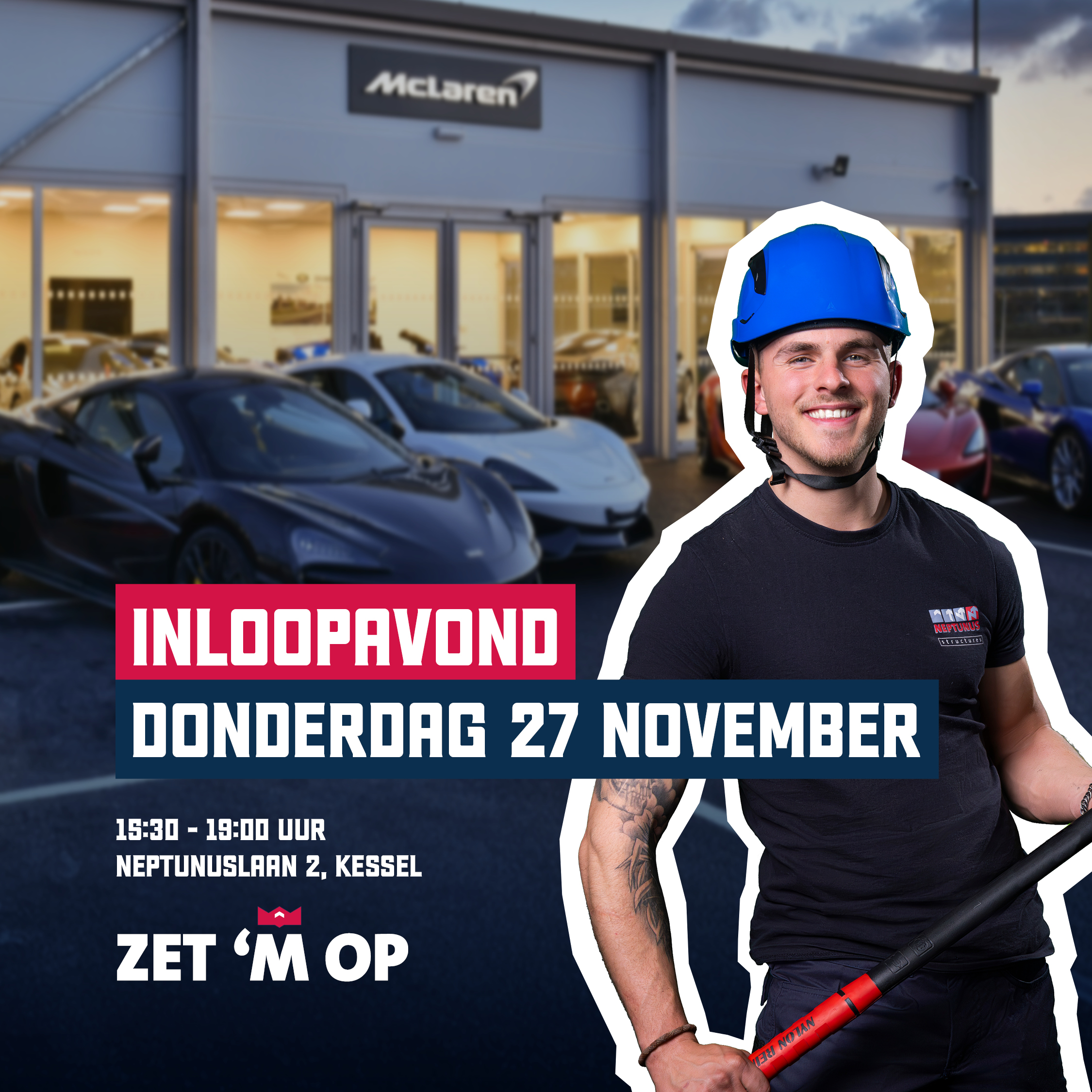 Ontdek of tentenbouw iets voor jou is tijdens onze inloopavond